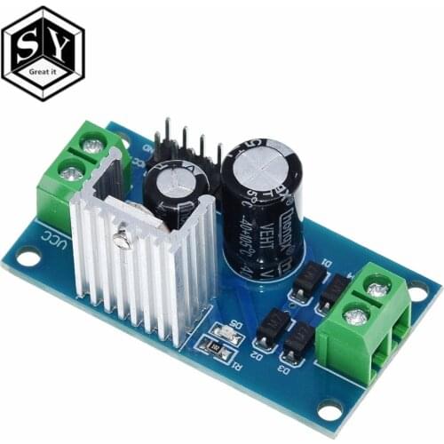 1PCS Great IT AC / DC 12V 1.5A Voltage Regulator Filter Rectifier Module L7812 Step-Down Power Supply Module