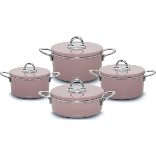 Neva Rose Chocolate Graye Pots Set