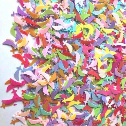 10g Knife Shape Loose Sequins for Crafts Pailettes DIY Handmade Sewing Accessories Glitter Nail Art Decoration Confetti 4*13mm
