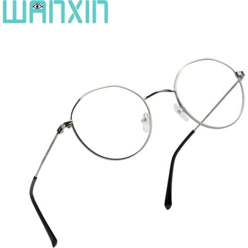 Wanxin Metal Frame Reading Glasses Blue Light Blocking