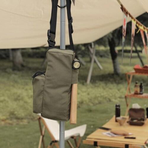 Portable Tent Peg Bag Tent Nails Organizer Case Holder Pouch Outdoor Camping Hiking Accessories