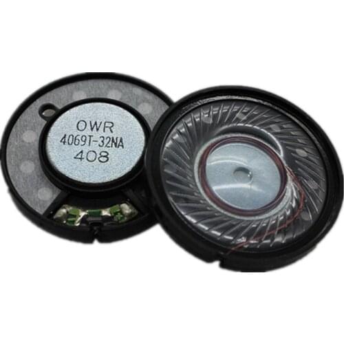 Replacement Original OWR 4069T-32NA 40mm 32Ohm Speaker for Studio Wireless Headphones Perfect Bass Sound DIY Speakers Unit