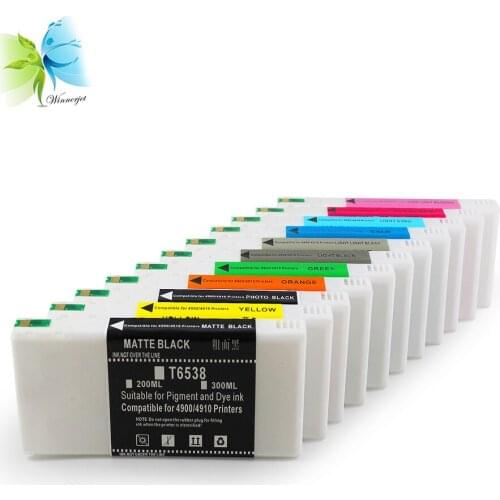 Winnerjet 11 color 200ml compatible ink cartridge for Epson stylus pro 4900 printer
