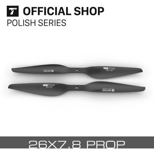 T-motor P26*7.8 inch Polymer Carbon Fiber Propeller P26x7.8 CF Prop For VTOL Multicoptor UAV Drone