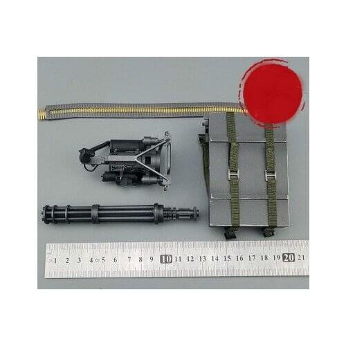 1/6 scale M134 Gatling Vulcan gun black iron improved version