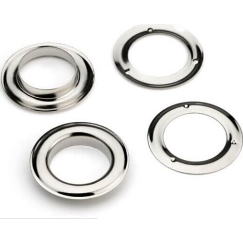 1" ( 25 mm ) Nickel Bag Grommet with Washer Silver Purse Eyelet with Washers 400sets/lot