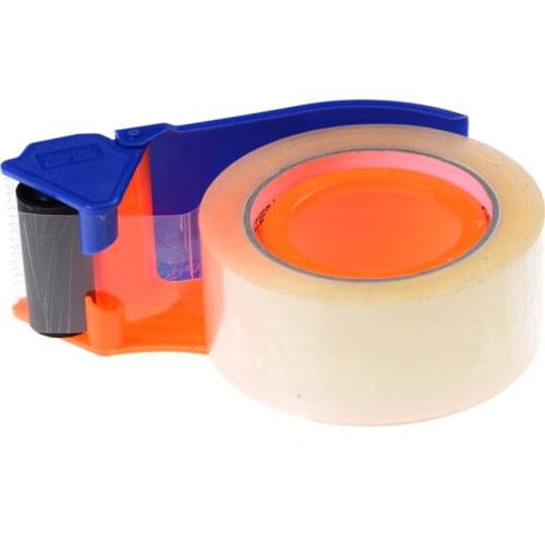 1pc High Quality Affordable Sealing Packaging Parcel Plastic Roller 2" Width Tape Cutter Dispenser