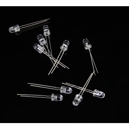 10 Pcs Infrared 5MM Round 150mW Emitting Diode IR LED Light 850nm