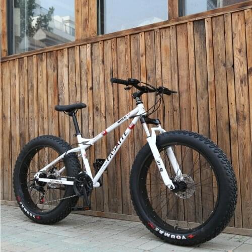 Snowmobile 26/24-Inch Variable Speed Bike 4.0 Tire Mountain Bike Fat Bike