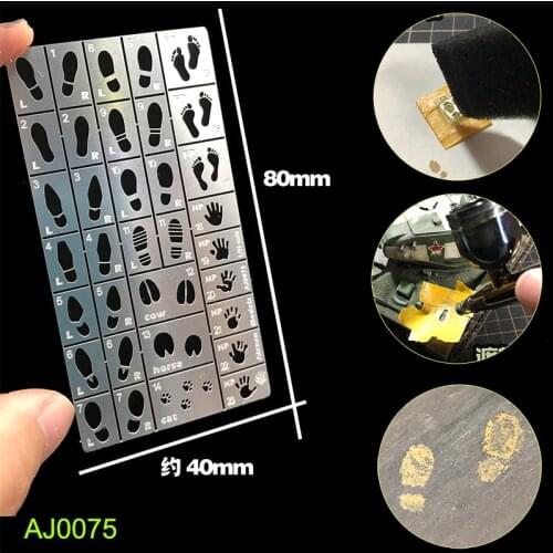 AJ0075 The Characters Used In The Chariot Scene Extension Printing Board + Old Spray Board 23in1 Model Building Tools