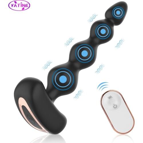 Wireless Anal Beads Butt Plug Vibrators For Women Men Sex Toys Female Masturbation Male Clitoris Massager Erotic Machine Sextoys