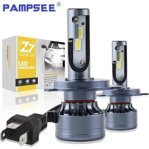 2Pcs Auto Lamps LED Chip H1 H4 H7 H8 H11 9005 HB3 9006 HB4 Car Led Headlight Bulb Fog Light 16000LM 6500K Conversion Kit Z7