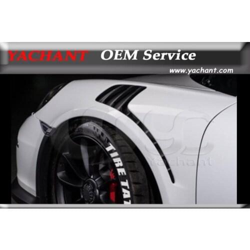 Carbon Fiber / Fiber Glass FRP Bodykits Fender Kit 2 Pcs Fit For 2013-2014 Carrera 991 Turbo GT3- RS Style Front Fender