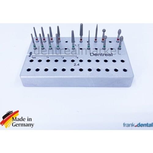 Frank Dental Veneer Crown Preparation Burs kit - FD1356 Dental Diamond Burs Kit