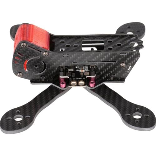 GEP-AX5 215mm X-Type 5in Carbon Fiber FPV Racing Drone Quadcopter Frame Kit with XT60 Power Distributor LEDs RC Frame Parts