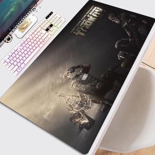 Mouse Pads For Office Mause Mousepad Table Pads Long Gamer Full Barato Deskpad Extended Carpet Desk Cool Escape From Tarkov Pads