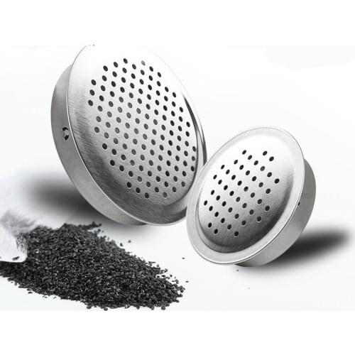 Stainless Vent Round ventilation cover With activated carbon 70-100mm Louver Mesh Hole plug Wardrobe shoe closet Air duct Vent