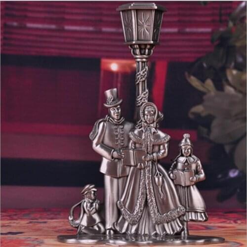 Lovely family Character mode metal candle holders metal candelabra geometric candle holder for table centerpiece ZT118