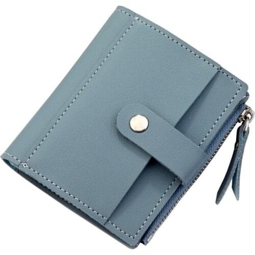 FASHIONS KZ PU Leather Women Wallet Hasp Small and Slim Coin Pocket Purse Women Wallets Luxury Brand Wallets Designer Purse