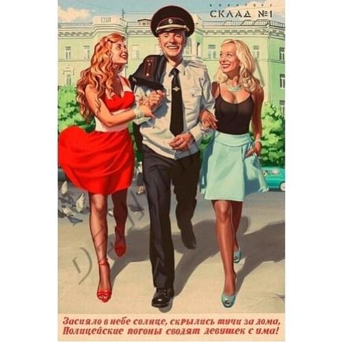 New World War II Sexy Ladys Vintage Metal Tin Sign Pin Up Girl Wall Poster Shabby Chic Pub Decorative Stickers Home Decor WY105