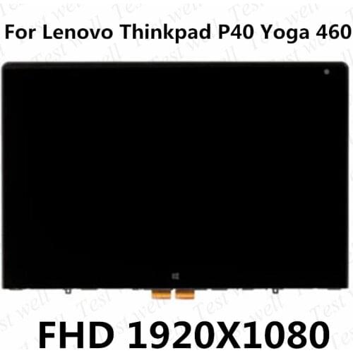 Original FOR Lenovo Thinkpad Yoga 460 (20EM) Yoga P40 (20GQ) FHD 01EN006 14.0'' LCD Touch Screen Digitizer Assembly Bezel