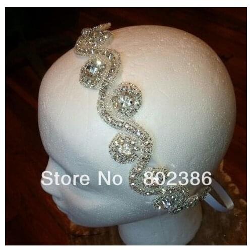 Rhinestone Flower Girl Headband