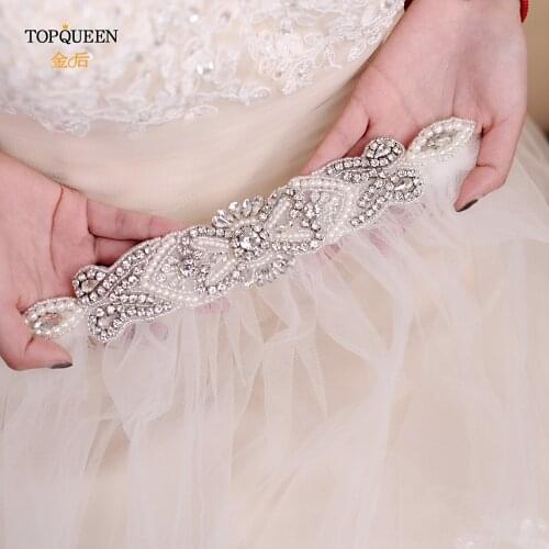 TOPQUEEN VS208 Bridal Veil Crystal Pearls Rhinestones Applique Veil Wedding for Bride White Shiny Veil with Rhinestones welon