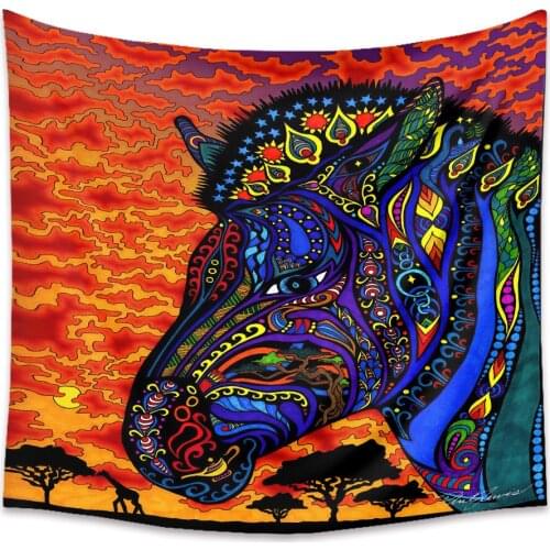 Trippy Elephant Tapestry Wall Cloth mandalas para la pared tela drop shipping wall cloth bohemian wall blanket
