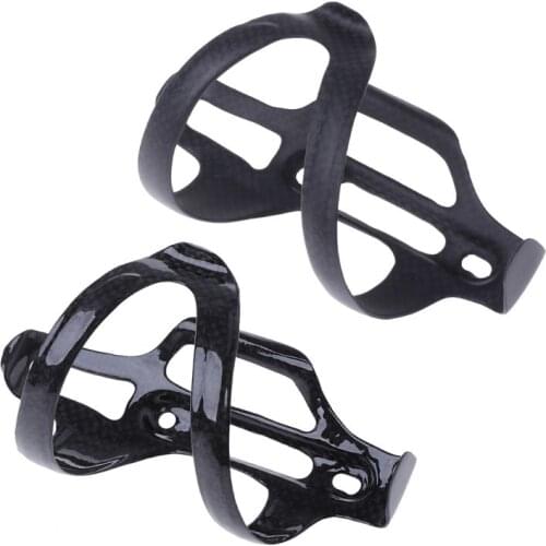 AIR Carbon Fiber Bike Bicycle Water Bottle Holder, Adjustable Side Open Cage Kit