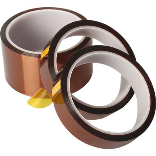 High Temperature Insulation Tape Brown Circuit Board Battery Wrapping Tape Polyimide Thermal Adhesive 3D Printing Board Tape