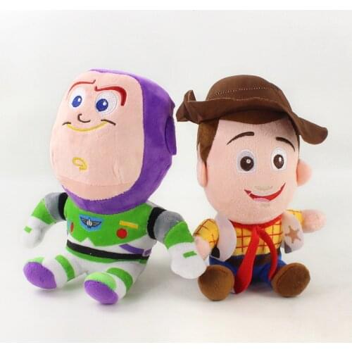 20cm Toy Story Woody Buzz Plush Toy Doll Soft Stuffed Toys For Children Kids Birthday Christmas Gift