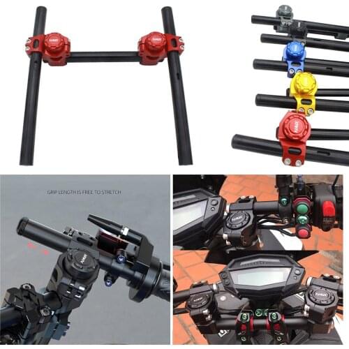 22mm Motorcycle Grips Handle Bar Steering Wheel Strengthen Adjustable Cross Bar Motorcycle Handlebar For Yamaha NMAX155 150 125