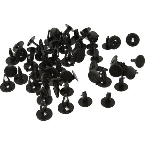 30pcs Auto Fastener Car Bumper Clips Retainer Fastener Rivet Door Panel Fender Liner Universal Fit for Car Interior Accessory