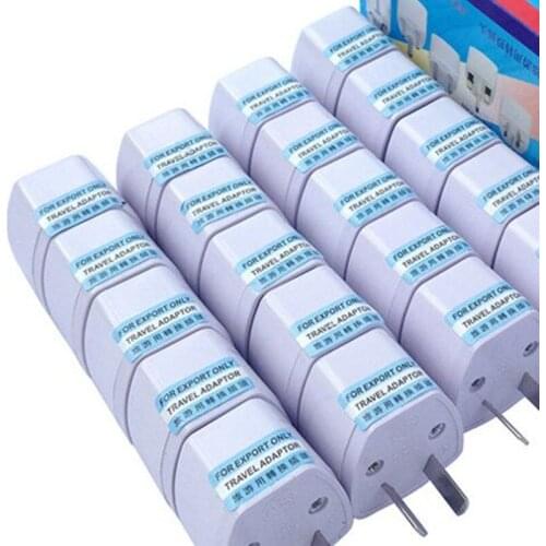 500pcs AU Australia Power Adapter 2 Pin Universal EU European US To AU Australian AC Travel Adapter Electric Plug Socket Outlet