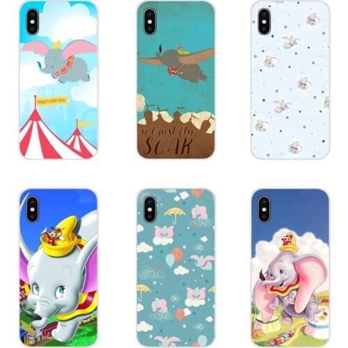 Accessories Phone Cases Covers For Samsung A10 A30 A40 A50 A60 A70 Galaxy S2 Note 2 3 Grand Core Prime Dumbo elephant cute funny