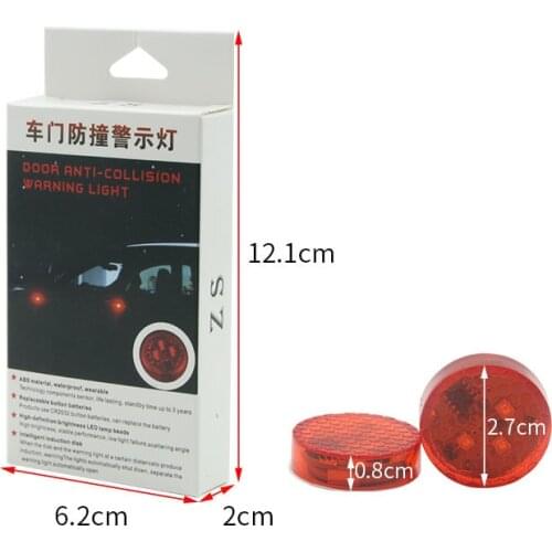 Automobile door anti-collision lamp LED decorative non-refitting wireless rear-end anti-collision induction lamp R-1631