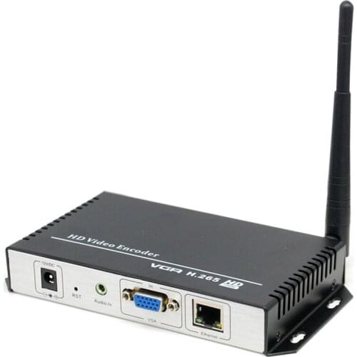 Wireless H.265 Hevc H.264 VGA HD WIFI Video IPTV Live Streaming Encoder for News Live Stream on Ustream Youtube Facebook