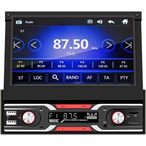 Dropshipping!9603 7inch Auto MP5 Player Retractable Screen Bluetooth-compatible Radio FM AM RDS Multi-media Player for Vehicles