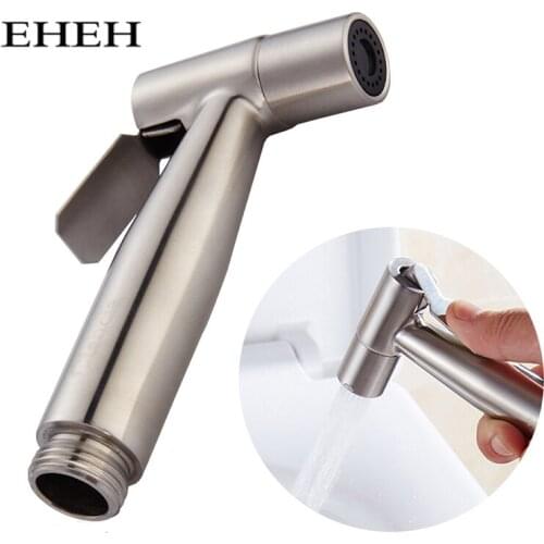 EHEH Bathroom Handheld Bidet Sprayer Head 304 Stainless Steel Toilet Women Bidet Faucet Multifunctional Rinse Accessories