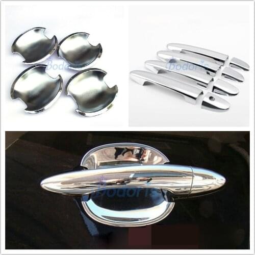 Door Handle Cover And Bowl Insert Trim For Kia Sportage 2010 2011 2012 2013 2014 2015 Chrome Car Styling Accessories