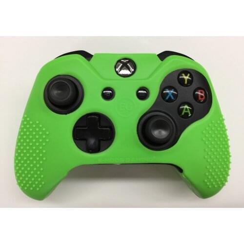 For Xbox One & Xbox One Elite Soft Anti-slip STUDDED Silicone Protector Case Skin Cover Set wireless Controllers