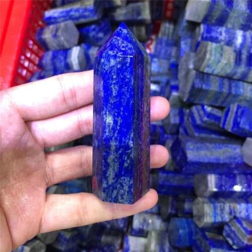 Natural Healing Stones Lapis lazuli Points Quartz Crystal Points Wands Towers