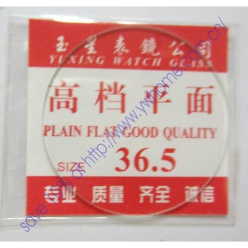 New flat glass watch crystal diameter 36.5mm Thick 1mm