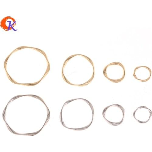 Cordial Design 100Pcs 16MM 21MM 32MM 42MM Jewelry Accessories/DIY Earring/Ring Shape/Connectors Parts/Hand Made/Earring Findings