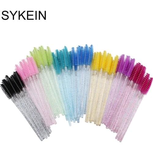 25/50Pc Disposable Eyelash Brushes Eyelashes Extension Tools Eyebrow Brush Mascara Wands Applicator Spoolers Eye Lashes Cosmetic