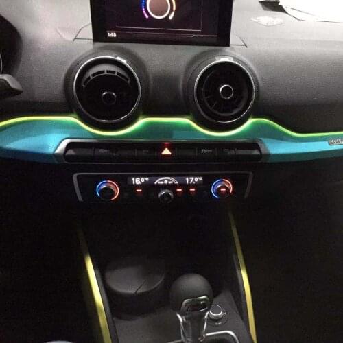 Auto Lighting System Atmosphere Light Led Multi Colors Car Ambient Lighting for Audi Q2L
