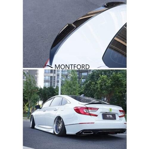 For Honda Accord Spoiler 2018-2020 ABS Material Car Rear Wing Primer Color Rear Spoiler For Honda Accord Spoiler