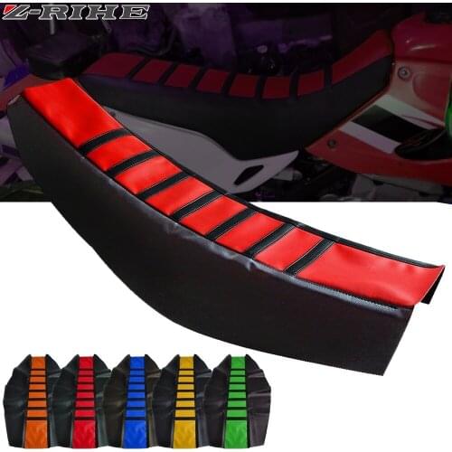 Universal Fabric Gripper Soft Seat Cover For Honda XR250 MOTARD XR230 MOTARD XR400 MOTARD XR400 XR 250 230 400 Motorcycle