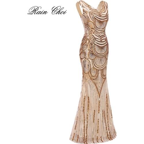 Mermaid Evening Dresses V Neck Party Gown Elegant Long Formal Gown 2020