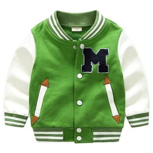 High-qualit spring autumn kids Cardigan Baseball Shirt coat casual fashion cotton boy girl clothes baby Button Children clothes